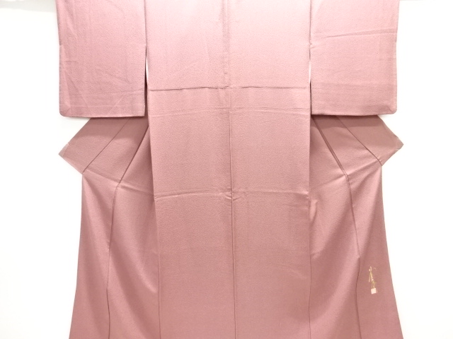 草木染　鮫小紋着物